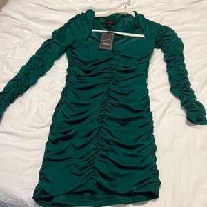 Michael Costello x Revolve Green Dress